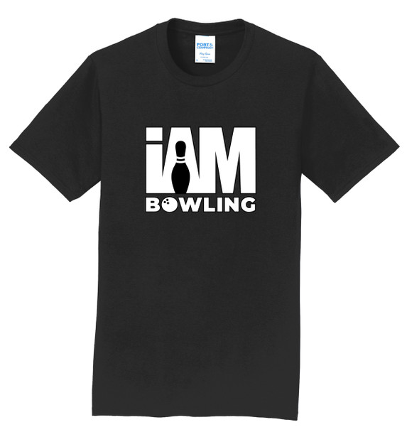 I AM Bowling™ White Logo Tee
