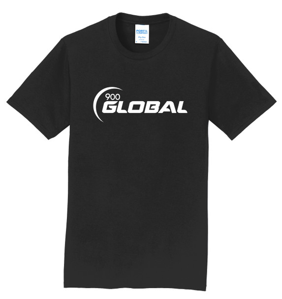 900 Global White Logo Tee