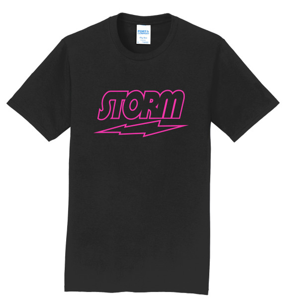 Storm Pink Outline Logo Tee