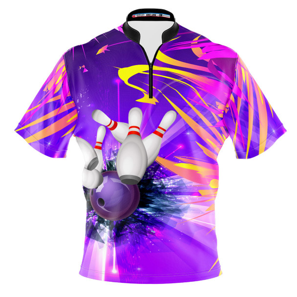Build Your Own Colorful Strike Explosion Bowling Jersey