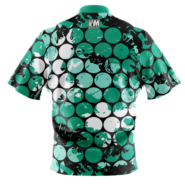 Build Your Own Green Bubblegrid Bowling Jersey