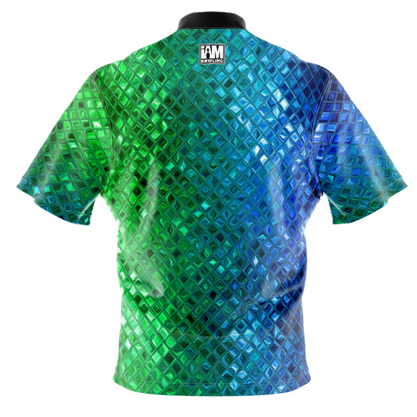 Build Your Own Sapphire and Emerald Mosaic Bowling Jersey