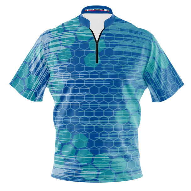 Build Your Own Teal Breeze Honeycomb Bowling Jersey