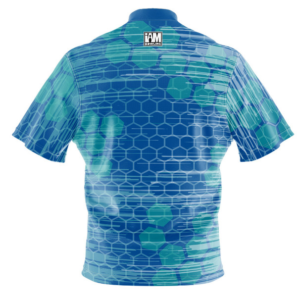 Build Your Own Teal Breeze Honeycomb Bowling Jersey