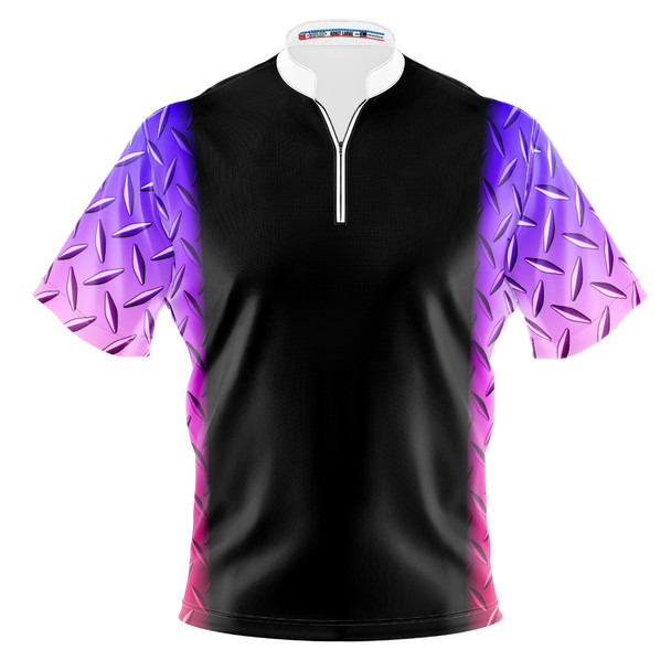 Build Your Own Purple Metallic Edge Bowling Jersey