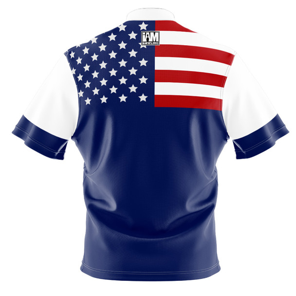 Build Your Own Blue Freedom Bowling Jersey