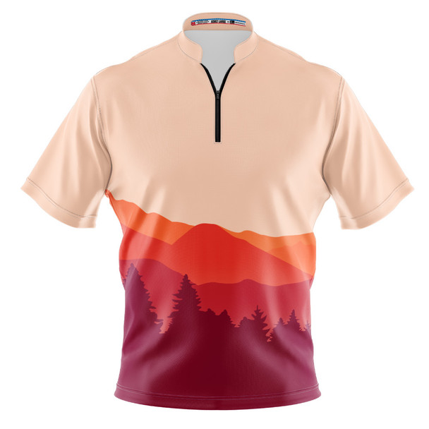 Build Your Own Red Mountain Skyline Bowling Jersey