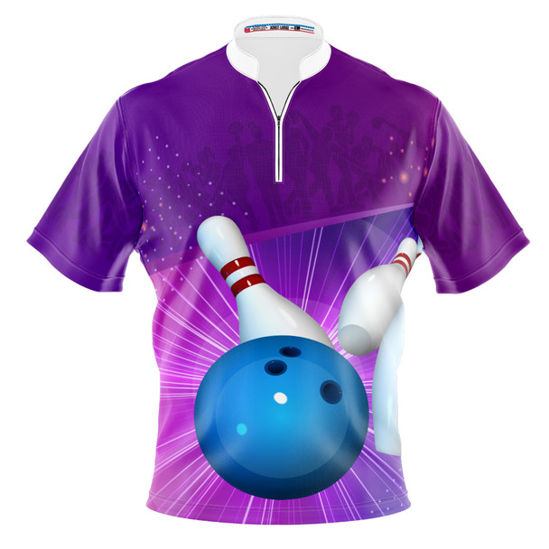 Build Your Own Purple Strike Blitz Bowling Jersey