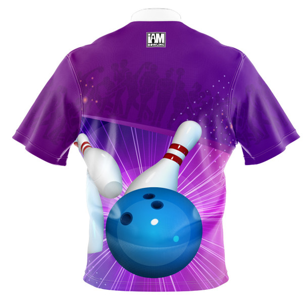 Build Your Own Purple Strike Blitz Bowling Jersey
