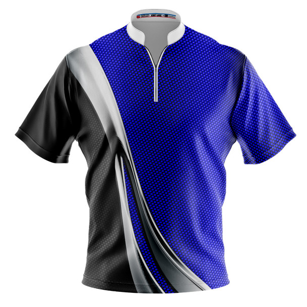 Build Your Own Blue Streamline Bowling Jersey