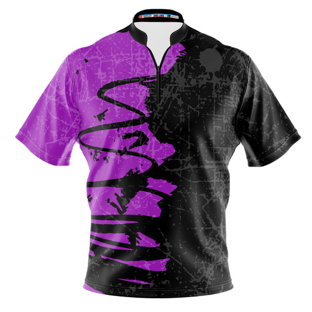 Build Your Own Purple Spatter Bowling Jersey