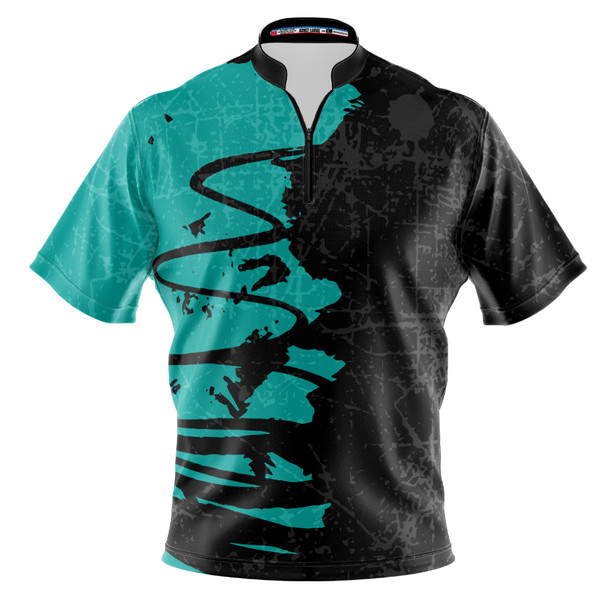 Build Your Own Green Splatter Bowling Jersey