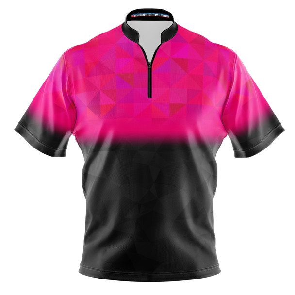 Build Your Own Fuscia Mosaic Bowling Jersey