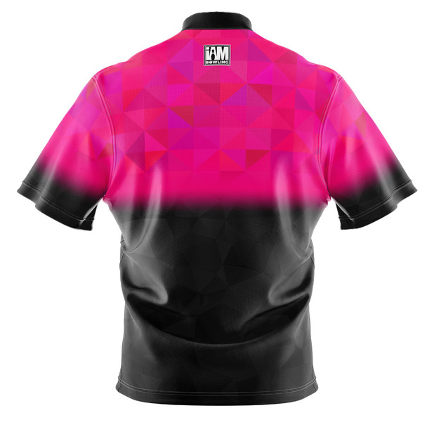 Build Your Own Fuscia Mosaic Bowling Jersey