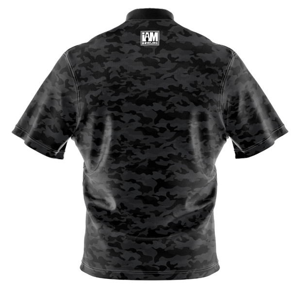 Build Your Own Gray Camo Bowling Jersey