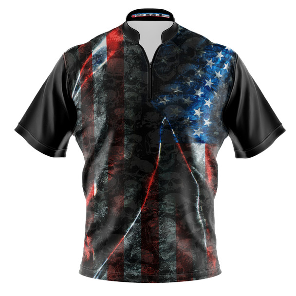 Build Your Own Old Glory Skulls Bowling Jersey
