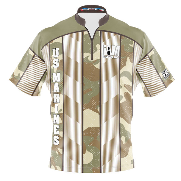 Signature Striped Marines Camo Bowling Jersey (Lettered Version)
