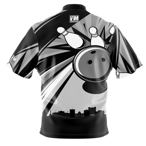 Official Junior Gold 2025 Gray Strike Over the Bay Bowling Jersey