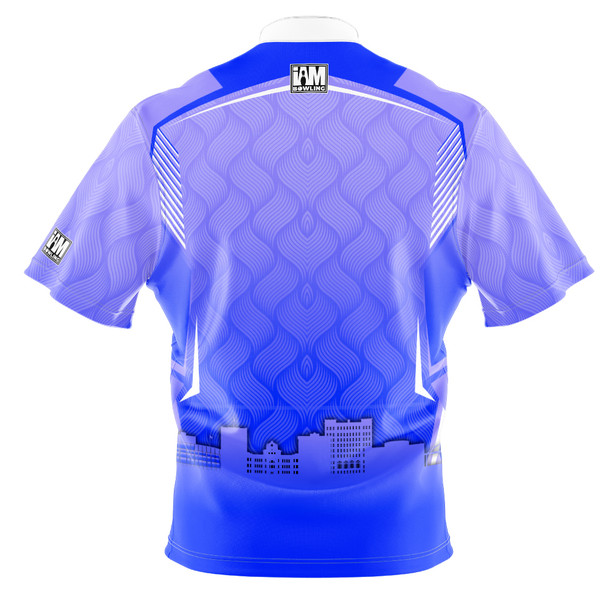 Official Junior Gold 2025 Blue Bay Horizon Bowling Jersey