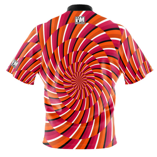 Official Junior Gold 2025 Red & Orange Optical Abyss Bowling Jersey