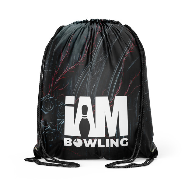 Dark Bloom Drawstring Backpack