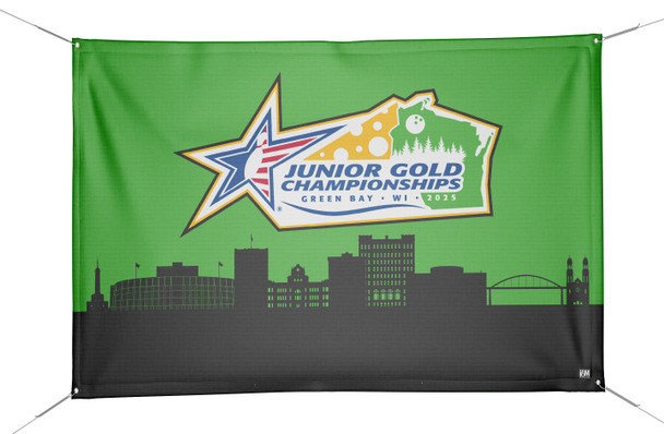 Official Junior Gold 2025 Green Banner