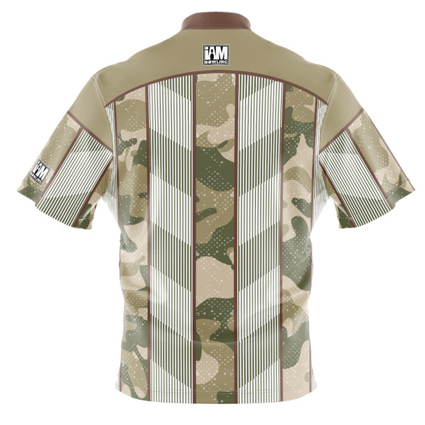 Express Striped Army Camo Bowling Jersey
