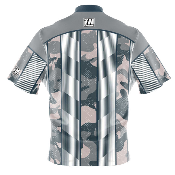 Signature Striped Airforce Camo Bowling Jersey
