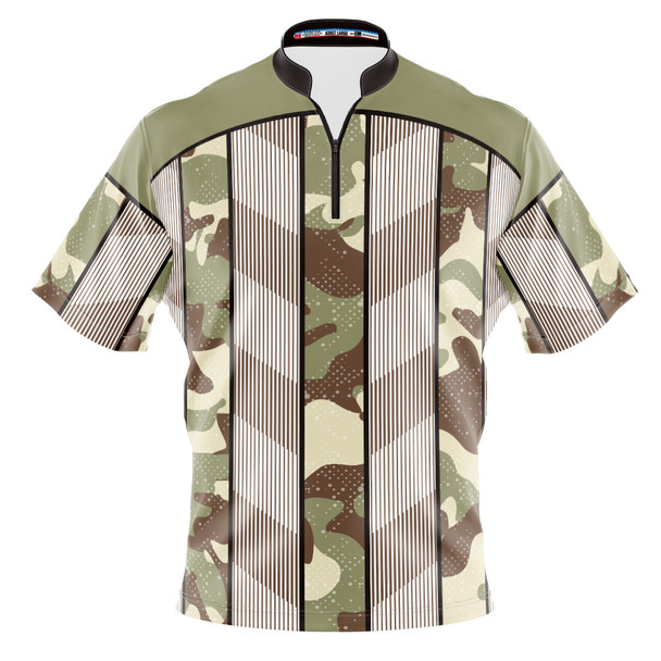 Build Your Own Striped Coast Guard Camo Bowling Jersey