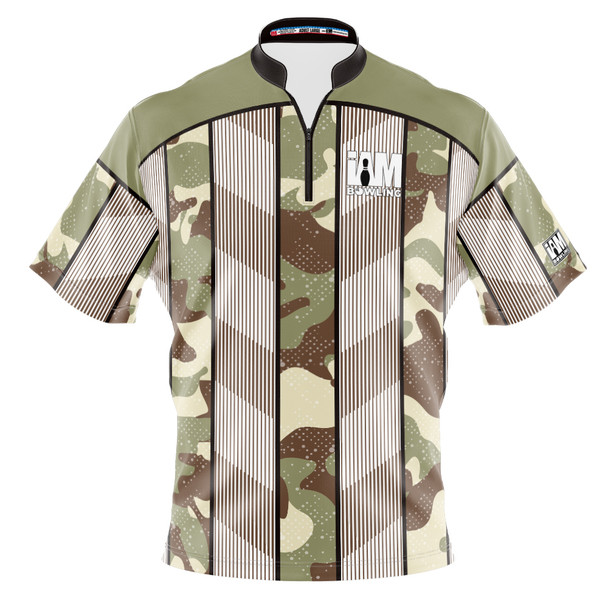 Express Striped Coast Guard Camo Bowling Jersey