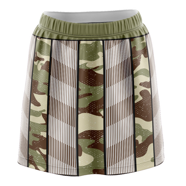 Striped Coast Guard Camo Skirt