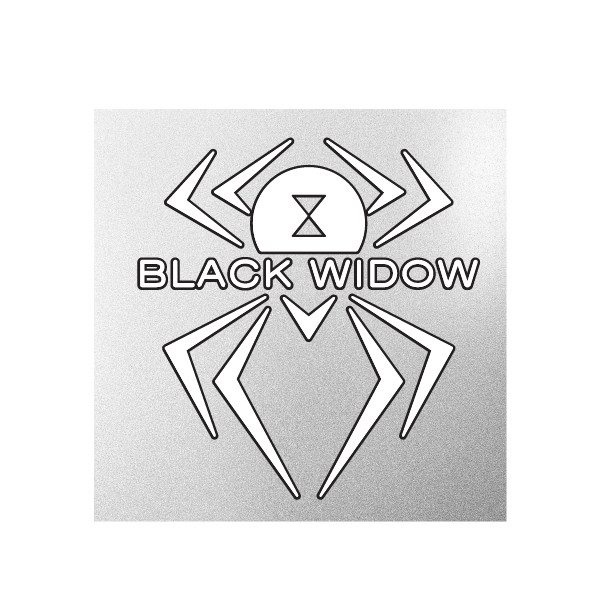 Hammer Black Widow 3D UV Decal