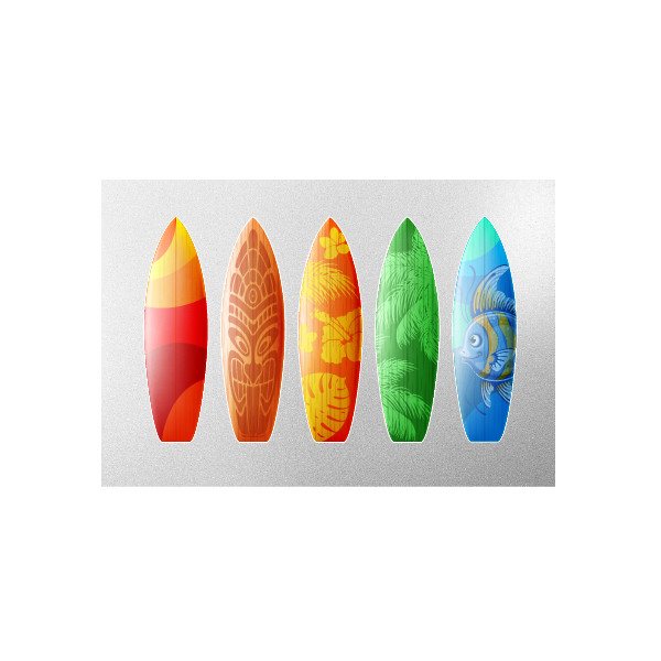 Hawaiian Themed 3D UV Decal