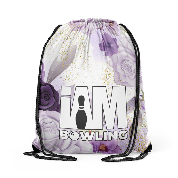 Lavender Rose Drawstring Backpack