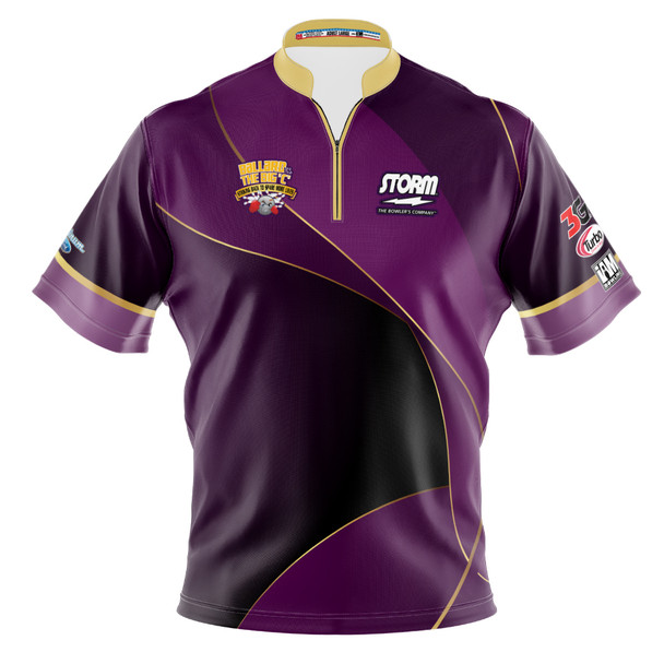 Signature 2025 Ballard vs the Big "C" Purple Cascade Bowling Jersey