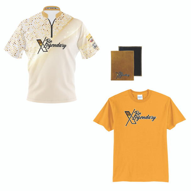 Be Legendary Black Logo Bundle - Jersey/Tee/Shammy (see item picture/description for colors/designs)