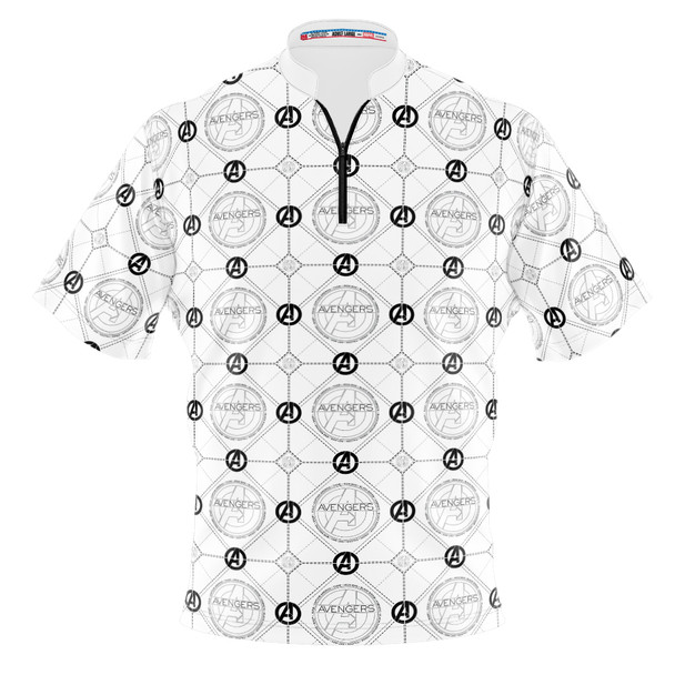 Signature Marvel Avengers Logo Repeating Bowling Jersey