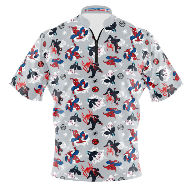 Express Marvel Spider-Man Pattern Bowling Jersey