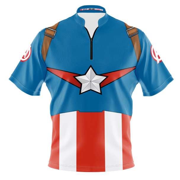 Signature Marvel Captain America Costume Bowling Jersey