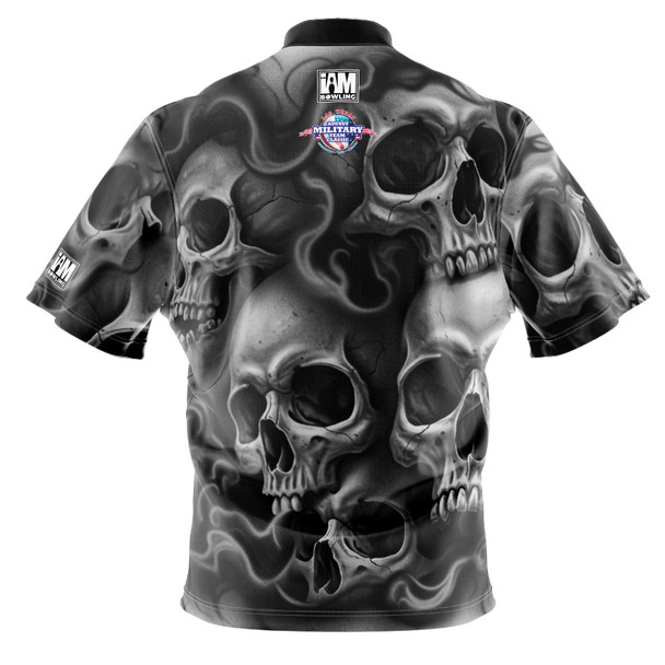 Express MTC Smoking Skulls Bowling Jersey