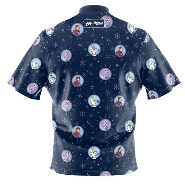 Express Disney Frozen Repeating Pattern Bowling Jersey
