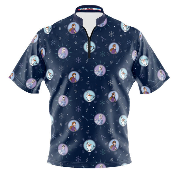 Express Disney Frozen Repeating Pattern Bowling Jersey
