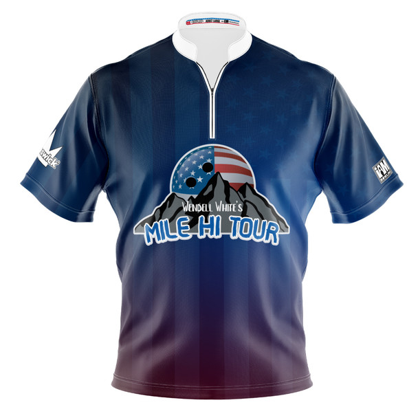 Signature Wendell White's Mile Hi Tour Freedom Gradient Bowling Jersey