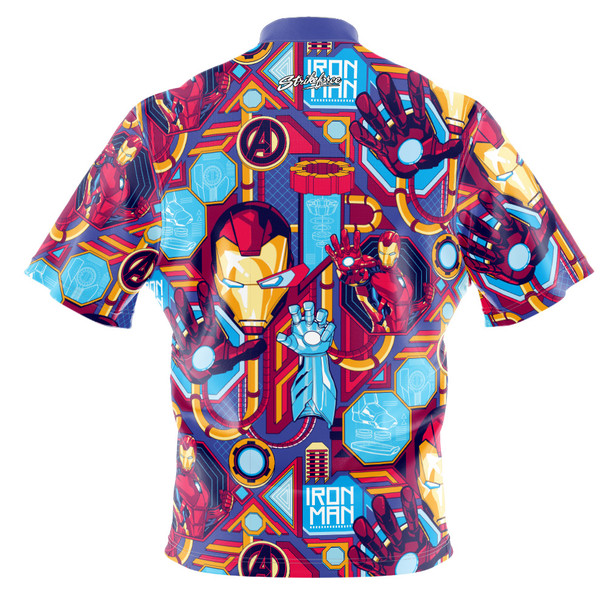 Express Marvel Iron Man Repeating Bowling Jersey
