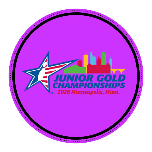 2026 Junior Gold Championships Purple Rubber Backed Shammy
