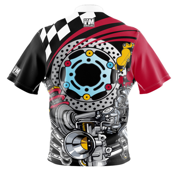 2026 Jr Gold Championship Motor Red Bowling Jersey