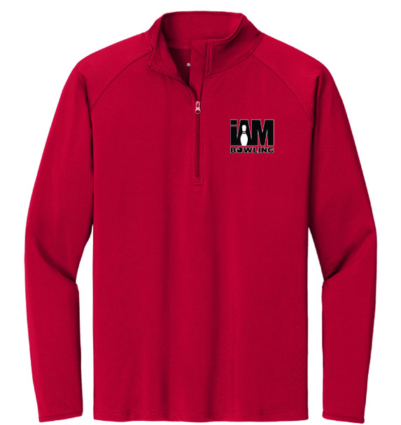 I AM Bowling™ Men's Stretch 1/2-Zip Pullover Jacket