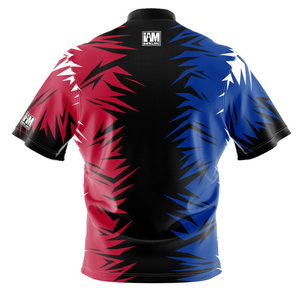 2026 Junior Gold Championships Blue Red Fracture Bowling Jersey