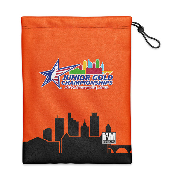 2026 Junior Gold Championships Orange Shoe Bag
