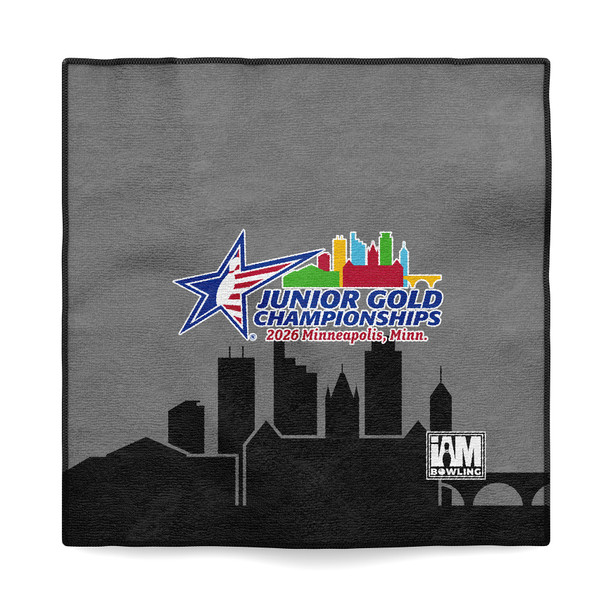 2026 Junior Gold Championships Gray Microfiber Towel